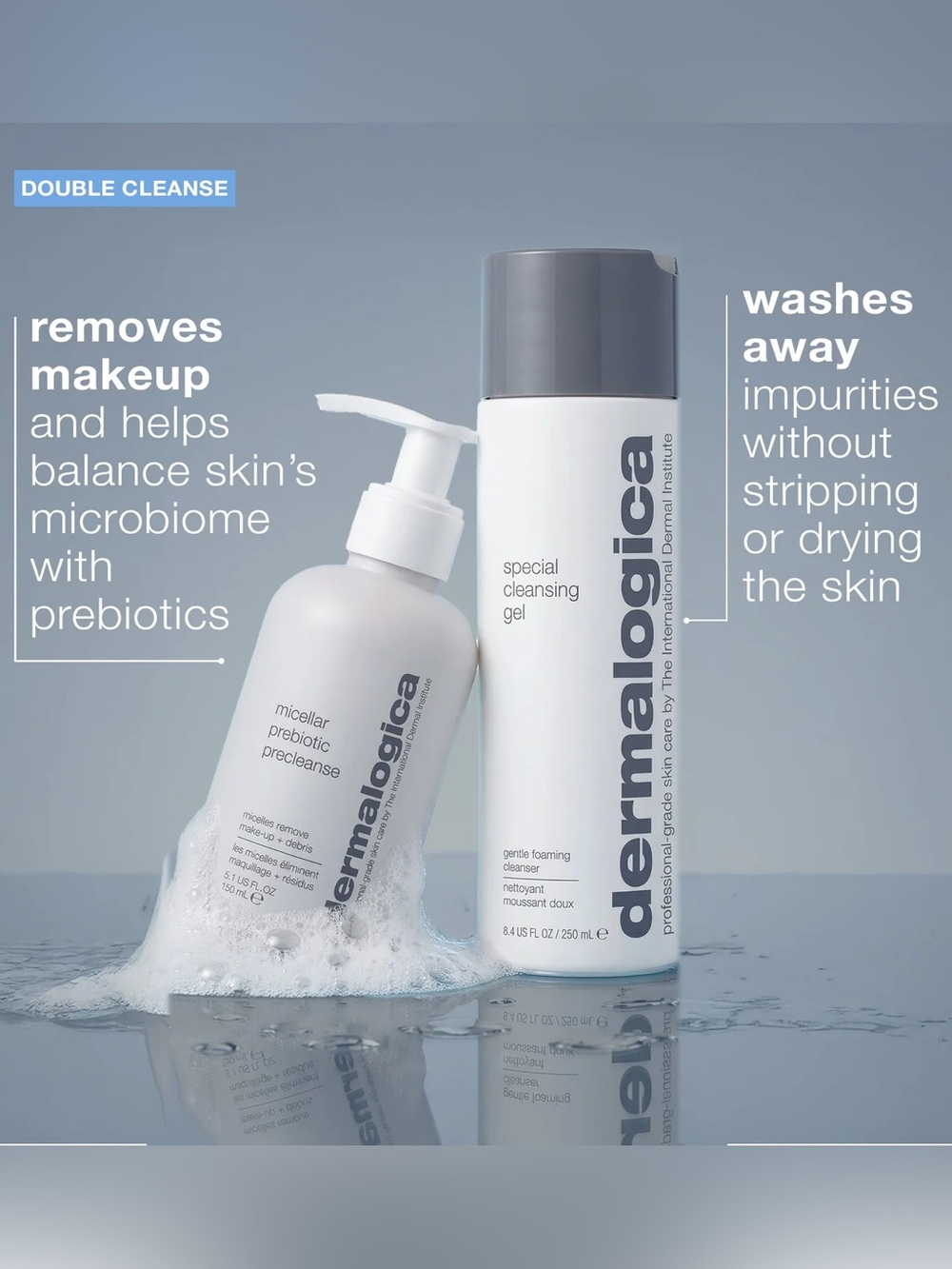 NWT Dermalogica's Micellar Prebiotic Precleanse and Special Cleansing Gel Set